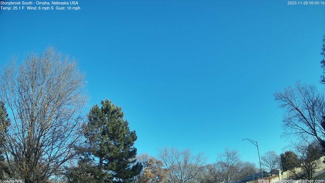 time-lapse frame, Stoneybrook South webcam