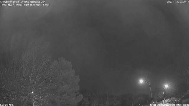 time-lapse frame, Stoneybrook South webcam