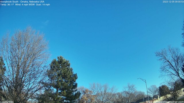 time-lapse frame, Stoneybrook South webcam