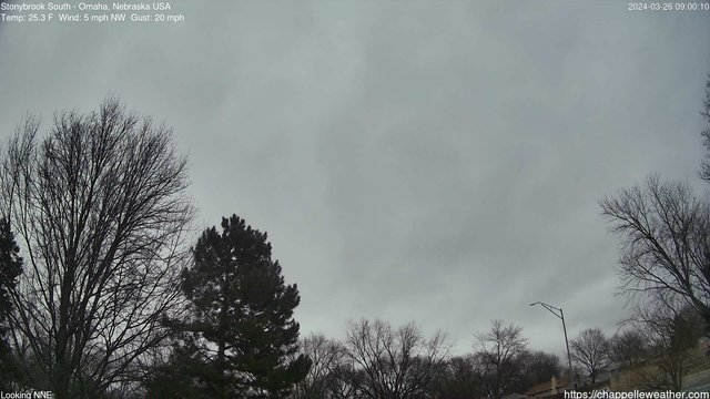 time-lapse frame, Stoneybrook South webcam