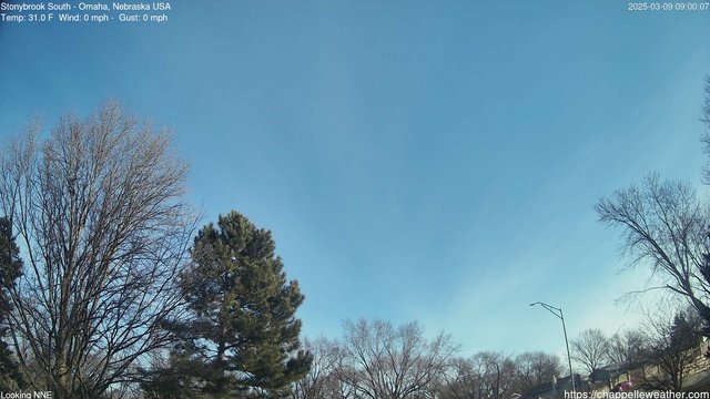 time-lapse frame, Stoneybrook South webcam