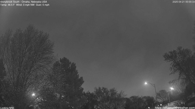 time-lapse frame, Stoneybrook South webcam