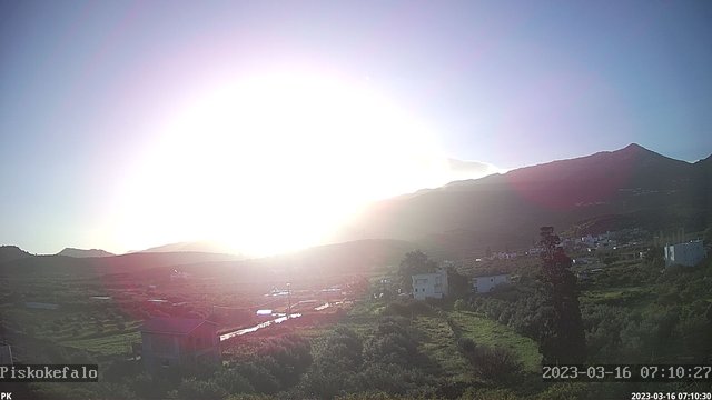 time-lapse frame, PKweather webcam