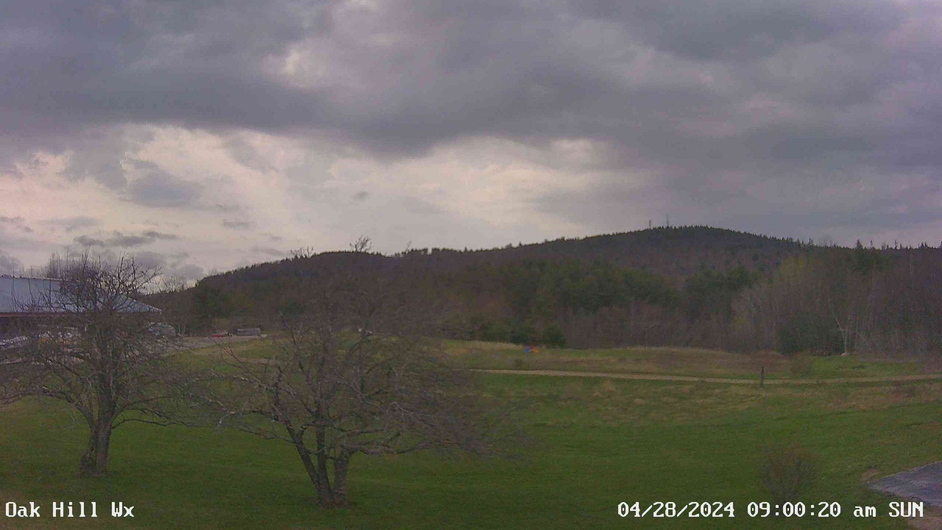 time-lapse frame, Oak Hill Wx webcam