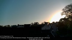 view from Wembury, Devon. Knighton Hill Cam on 2024-04-24