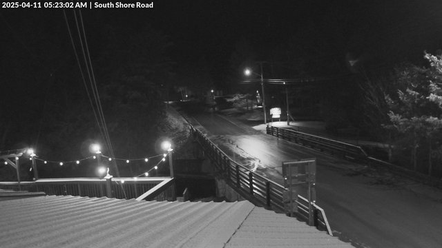 time-lapse frame, South Shore Rd, Inlet, NY webcam