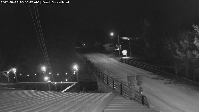 time-lapse frame, South Shore Rd, Inlet, NY webcam