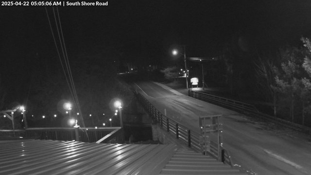 time-lapse frame, South Shore Rd, Inlet, NY webcam
