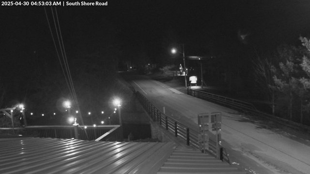 time-lapse frame, South Shore Rd, Inlet, NY webcam