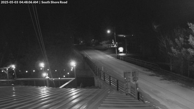 time-lapse frame, South Shore Rd, Inlet, NY webcam