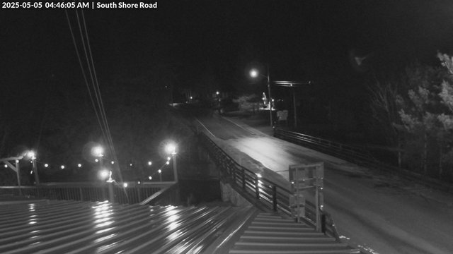 time-lapse frame, South Shore Rd, Inlet, NY webcam
