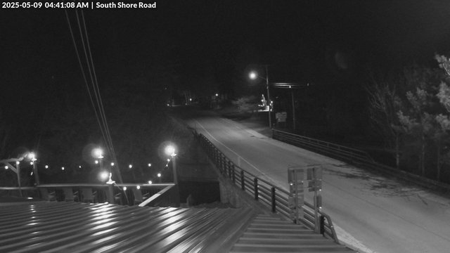 time-lapse frame, South Shore Rd, Inlet, NY webcam