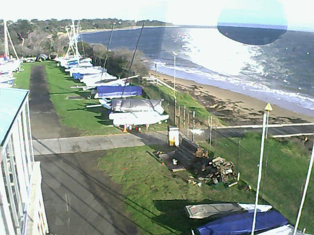 time-lapse frame, Cowes Yacht Club - West webcam