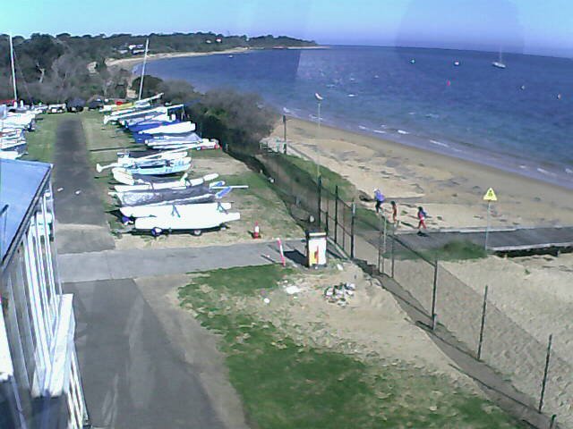 time-lapse frame, Cowes Yacht Club - West webcam