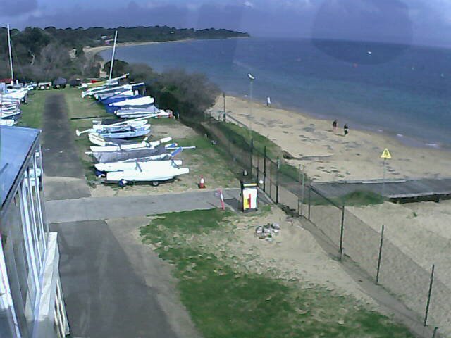 time-lapse frame, Cowes Yacht Club - West webcam