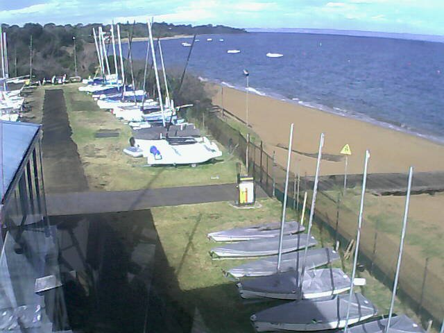 time-lapse frame, Cowes Yacht Club - West webcam