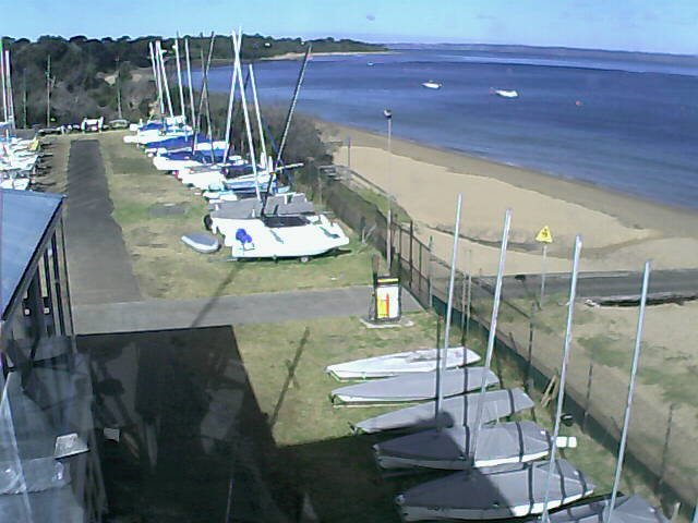 time-lapse frame, Cowes Yacht Club - West webcam