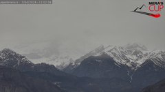 view from Alpe di Mera - Panorama Monte Rosa on 2024-04-07