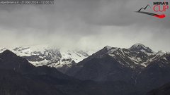 view from Alpe di Mera - Panorama Monte Rosa on 2024-04-21