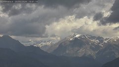 view from Alpe di Mera - Panorama Monte Rosa on 2024-05-20