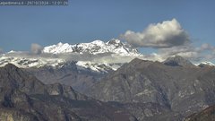 view from Alpe di Mera - Panorama Monte Rosa on 2024-10-29