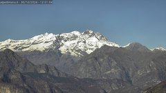 view from Alpe di Mera - Panorama Monte Rosa on 2024-10-30