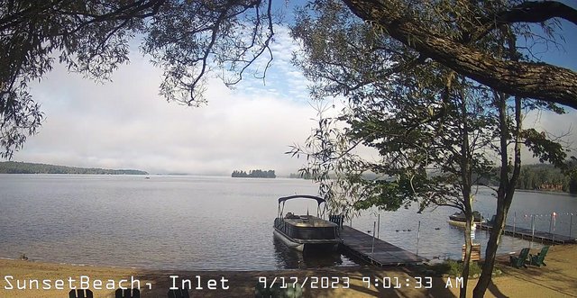 time-lapse frame, Sunset Beach webcam