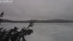 view from 4th Lake, Inlet, NY on 2024-03-02