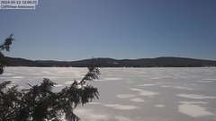 view from 4th Lake, Inlet, NY on 2024-03-12