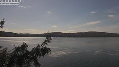 view from 4th Lake, Inlet, NY on 2024-03-27