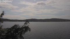 view from 4th Lake, Inlet, NY on 2025-04-24