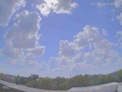 view from University Place Apartments - South Weather on 2024-09-17