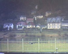 view from Webcam in Bad Schandau, Krippen & Postelwitz on 2022-01-23