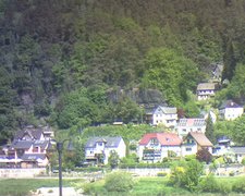 view from Webcam in Bad Schandau, Krippen & Postelwitz on 2022-05-14