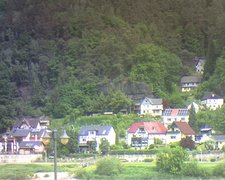 view from Webcam in Bad Schandau, Krippen & Postelwitz on 2022-05-21
