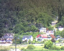 view from Webcam in Bad Schandau, Krippen & Postelwitz on 2022-06-23