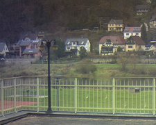 view from Webcam in Bad Schandau, Krippen & Postelwitz on 2022-12-01