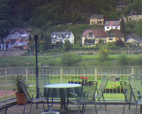 time-lapse frame, Webcam in Bad Schandau, Krippen & Postelwitz webcam