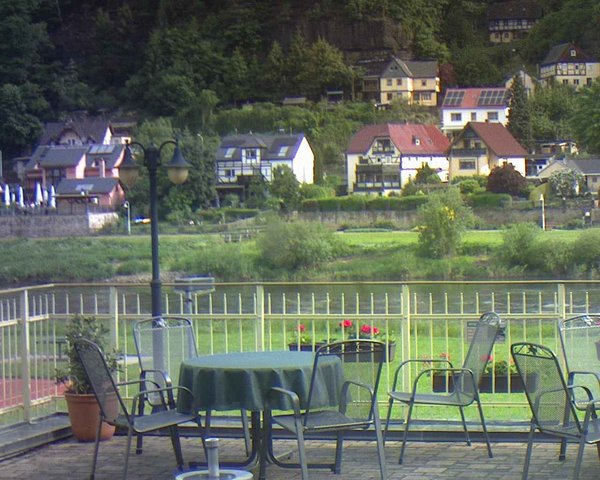 time-lapse frame, Webcam in Bad Schandau, Krippen & Postelwitz webcam