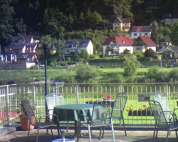 time-lapse frame, Webcam in Bad Schandau, Krippen & Postelwitz webcam