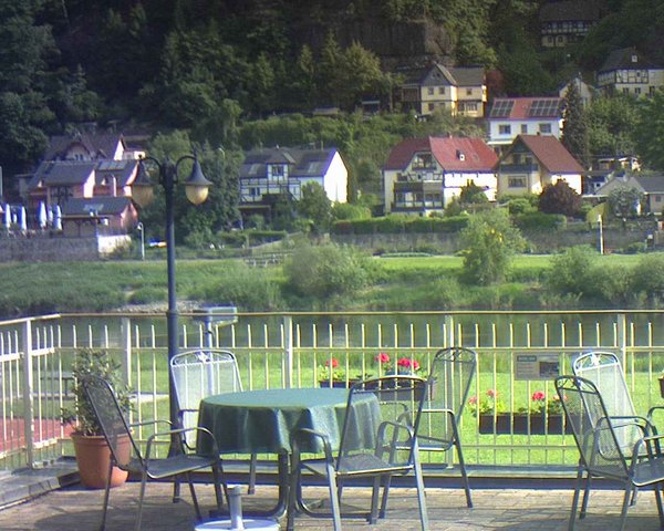 time-lapse frame, Webcam in Bad Schandau, Krippen & Postelwitz webcam