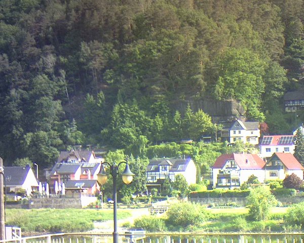 time-lapse frame, Webcam in Bad Schandau, Krippen & Postelwitz webcam