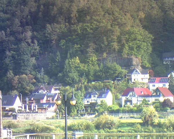 time-lapse frame, Webcam in Bad Schandau, Krippen & Postelwitz webcam