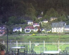 view from Webcam in Bad Schandau, Krippen & Postelwitz on 2024-04-10