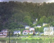 view from Webcam in Bad Schandau, Krippen & Postelwitz on 2024-05-20