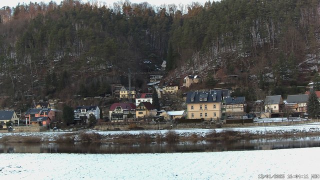 time-lapse frame, Webcam in Bad Schandau, Krippen & Postelwitz webcam