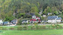 view from Webcam in Bad Schandau, Krippen & Postelwitz on 2025-04-28