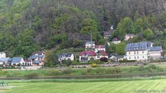 view from Webcam in Bad Schandau, Krippen & Postelwitz on 2025-05-07