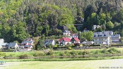 view from Webcam in Bad Schandau, Krippen & Postelwitz on 2025-05-09