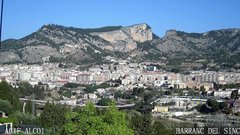 view from Cim del Menejador en Alcoi, vista Alcoià i Comtat on 2024-04-16